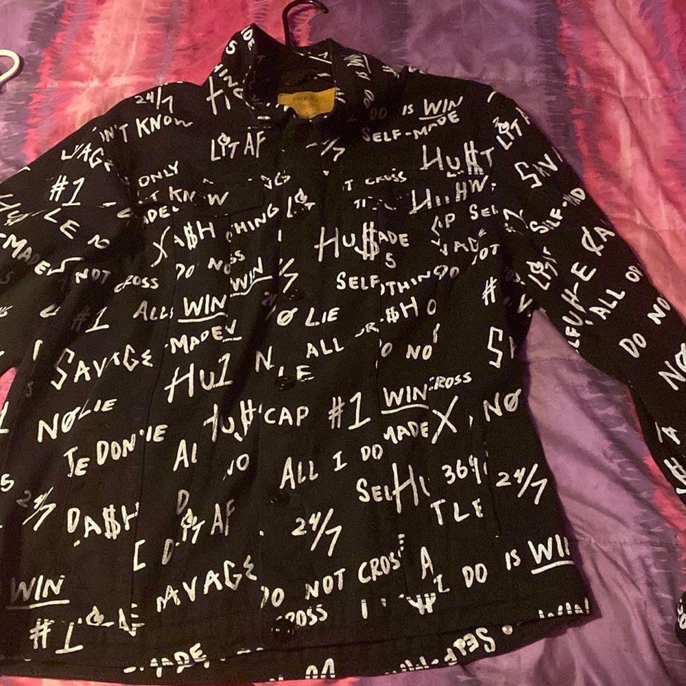 Graphic Jean jacket